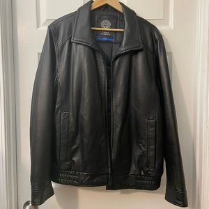 Vince Camuto XL Black Lather Jacket.